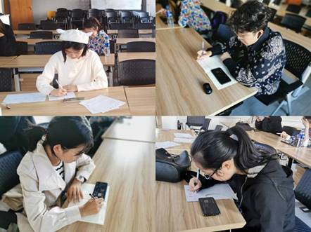 3.黨校學員們在做筆記
